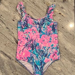 Lilly Pulitzer girl swim